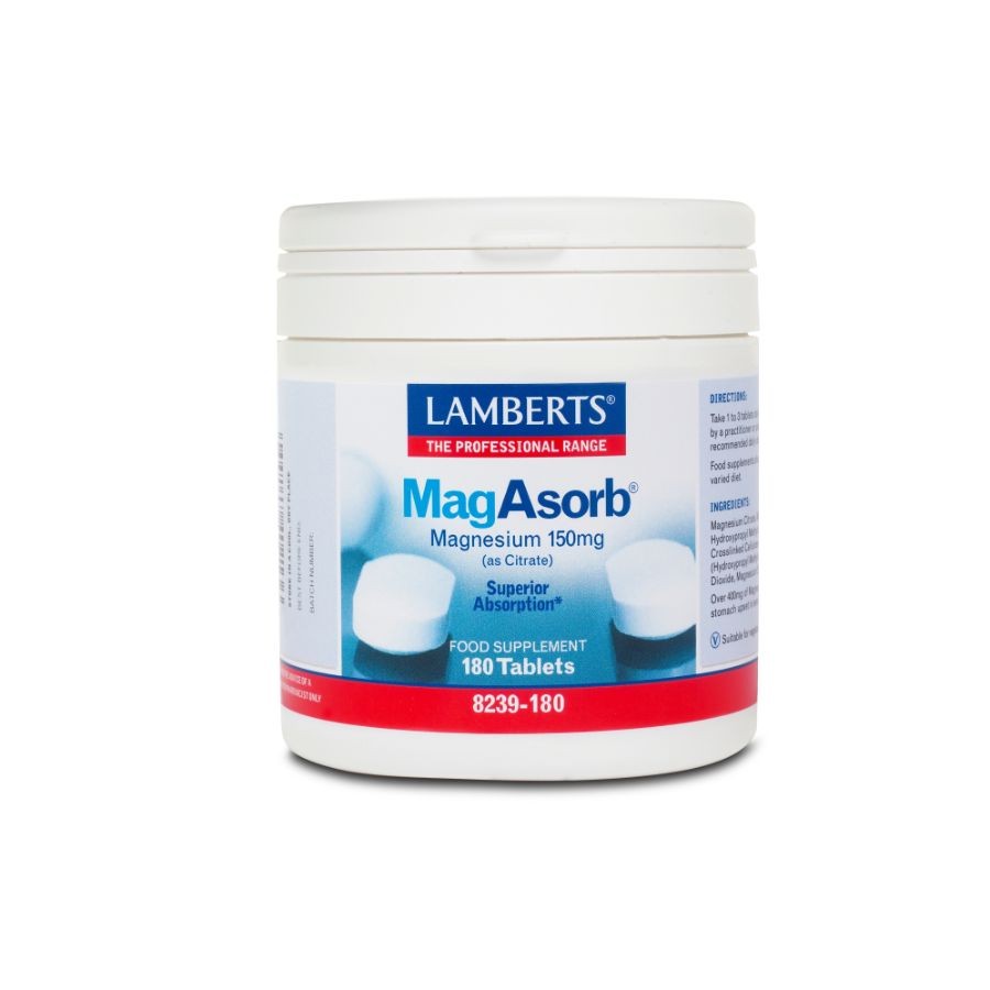 MAGABSORB MAG 150MG 180TAB LAMBERTS