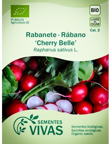 RABANITO CHERRY BELLE SEMILLA PARA CULTIVAR 7G SEMILLAS VIVAS
