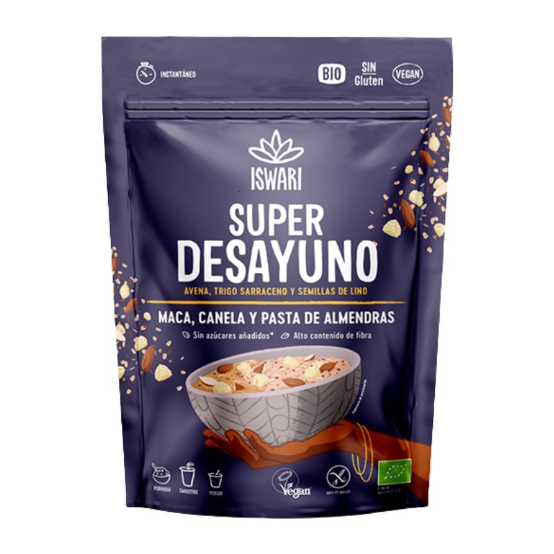 SUPERDESAYUNO MACA Y CANELA 360G ISWARI