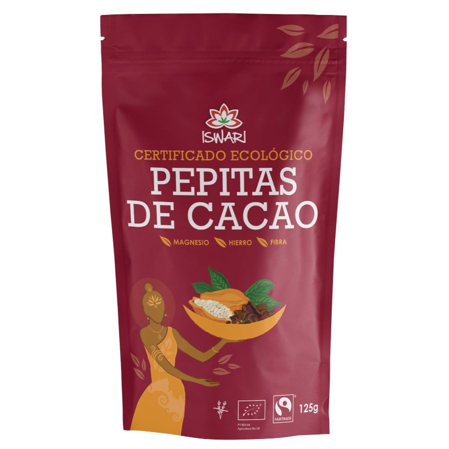 CACAO CRUDO PEPITA 125G ISWARI