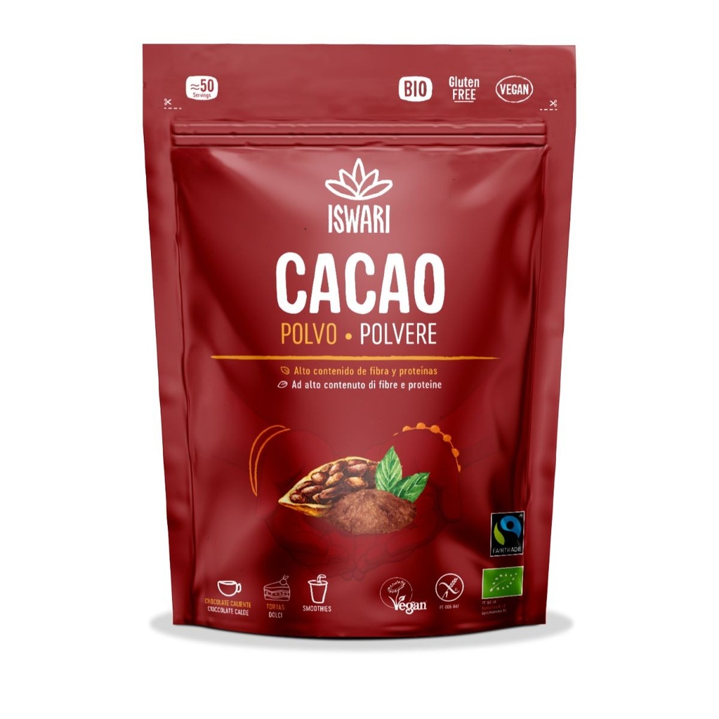 CACAO POLVO 125G ISWARI