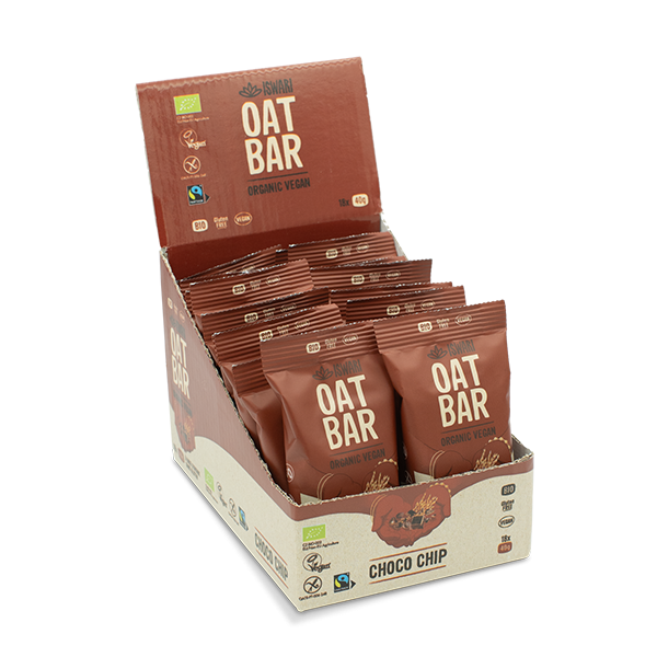 BARRITAS AVENA CHOCO CHIPS 40G ISWARI