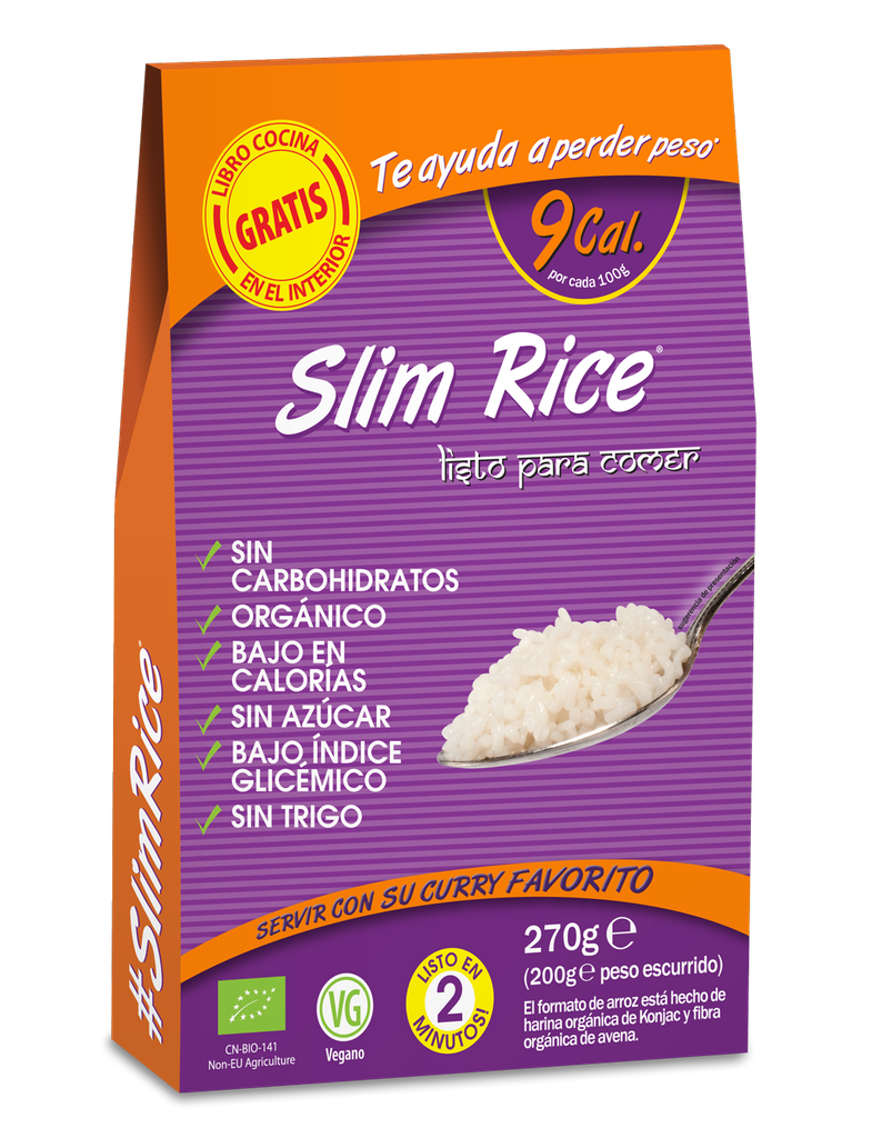 KONJAC ARROZ 270G SIN GLUTEN SLIM PASTA