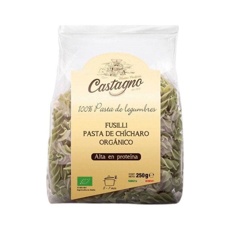 ESPIRALES DE GUISANTE VERDE 250G CASTAGNO