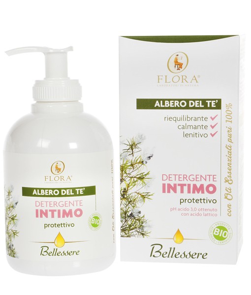 JABON INTIMO ARBOL DE TE REEQUILIBRANTE 250ML FLORA