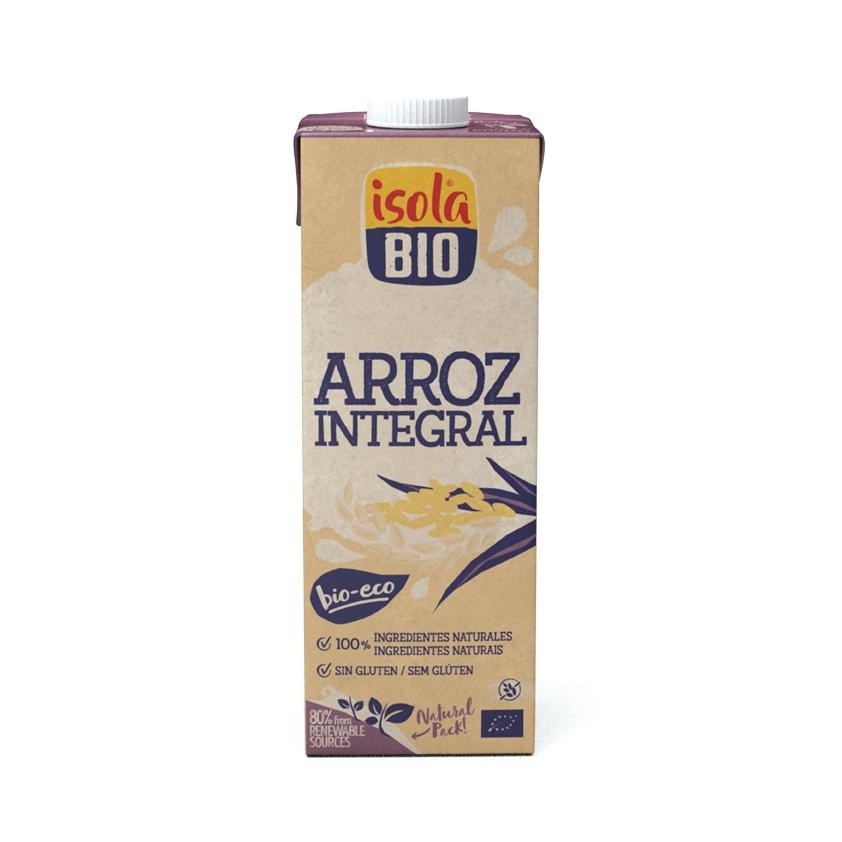 BEBIDA ARROZ INTEGRAL1L ISOLA BIO