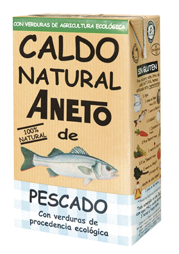 CALDO DE PESCADO CON VERDURAS 1L ANETO