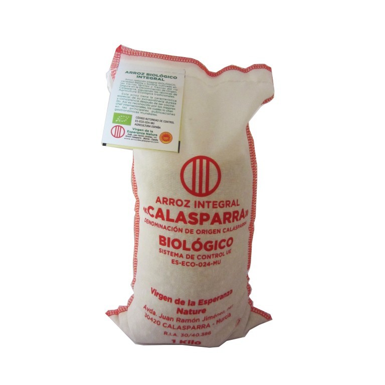 ARROZ INTEGRAL TELA 1KG CALASPARRA