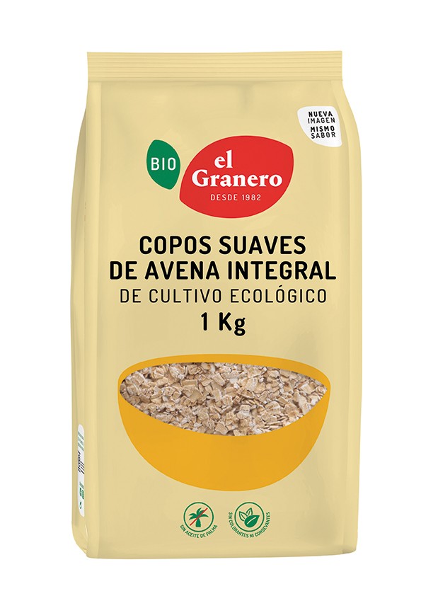 COPOS FINOS DE AVENA INTEGRAL 1K GRANERO