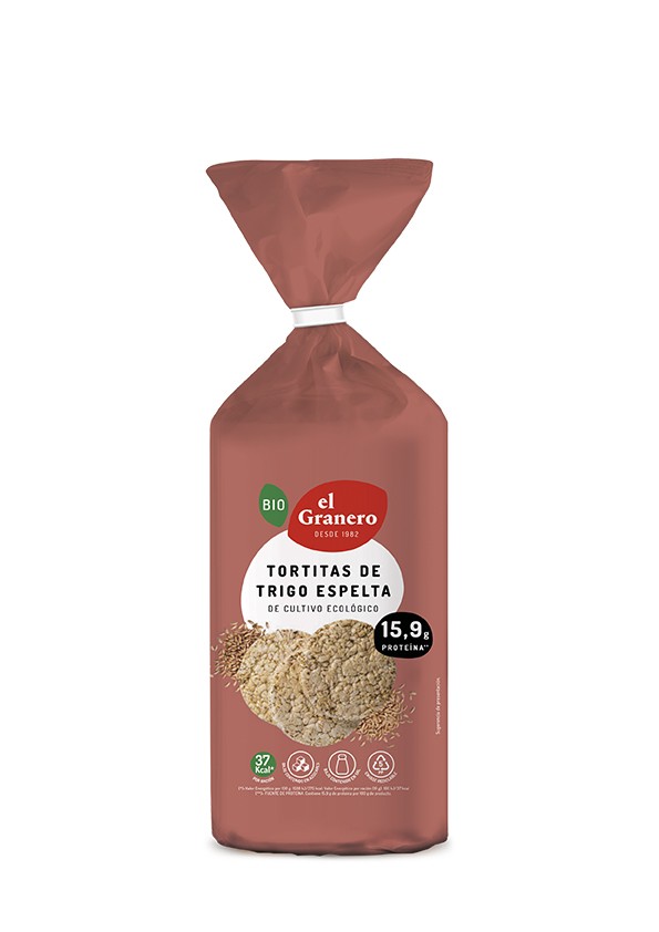 TORTITAS ESPELTA INTEGRAL 108G GRANERO