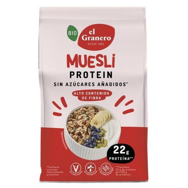 MUESLI PROTEIN BIO 375 G EL GRANERO INTEGRAL