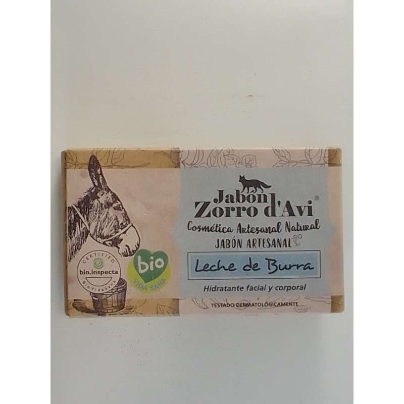 JABON DE LECHE DE BURRA 120G JABON DE ZORRO
