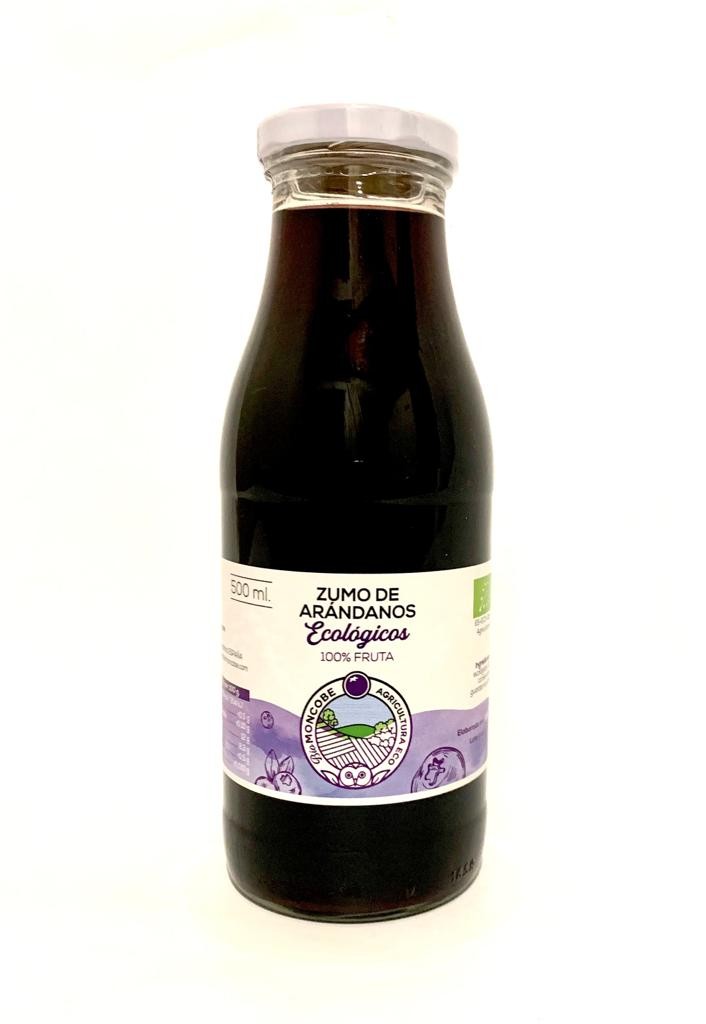 ZUMO DE ARÁNDANO ECOLÓGICO 500ML BIOMONCOBE