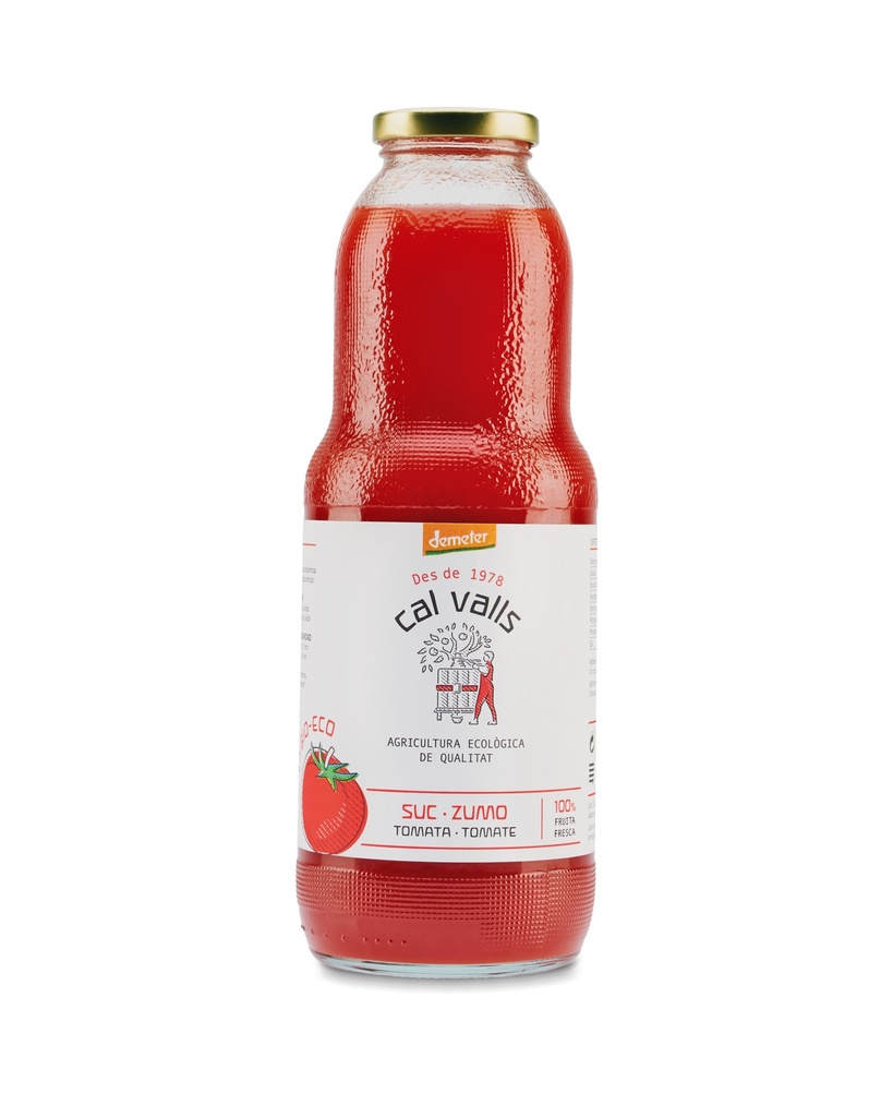 ZUMO TOMATE DEMETER 1L CAL VALLS