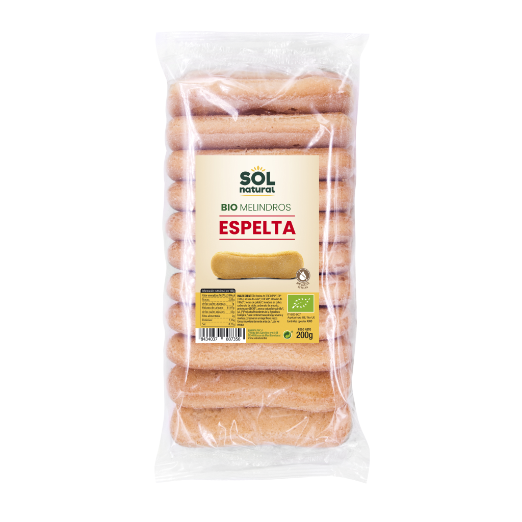 MELINDROS DE ESPELTA 200G SOL NATURAL