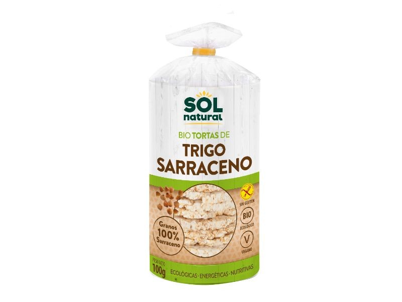 TORTAS DE TRIGO SARRACENO SIN GLUTEN BIO 100G SOL NATURAL