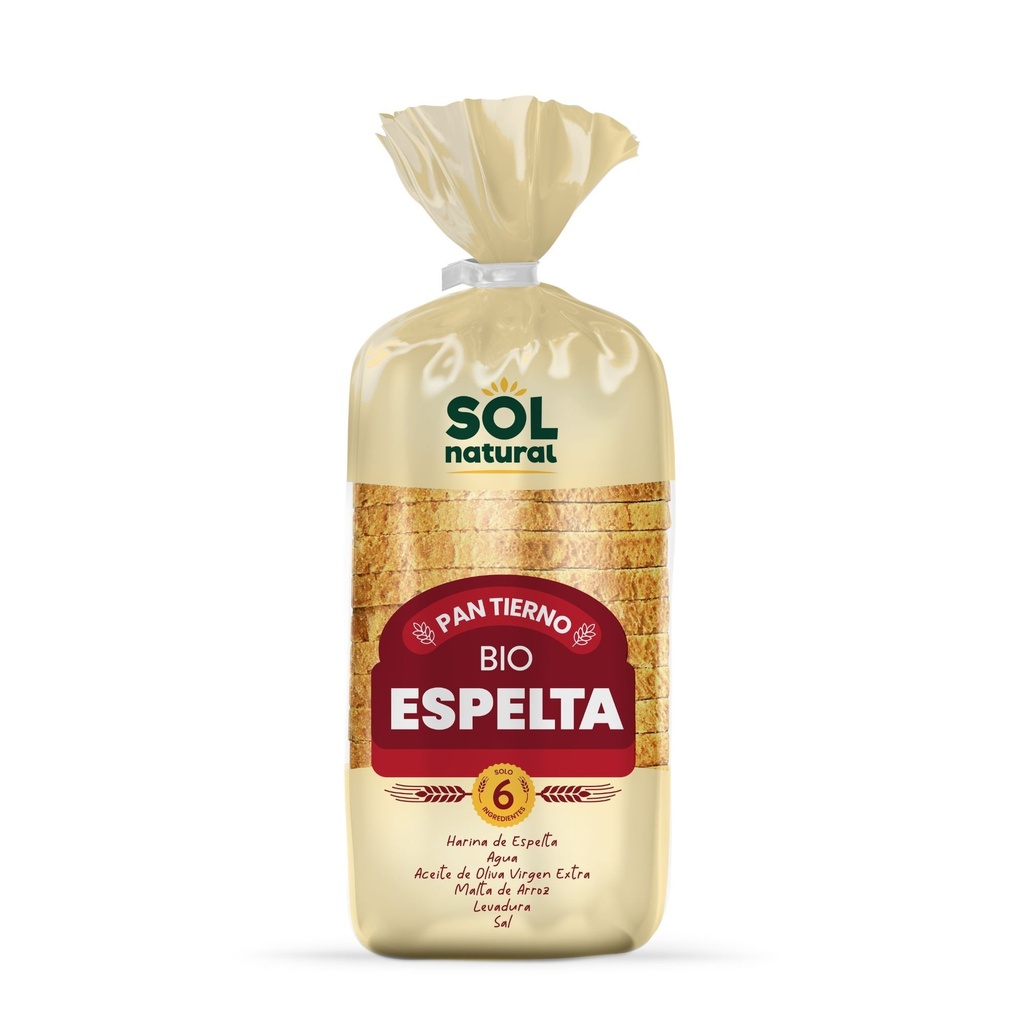 PAN ESPELTA MOLDE 400G SOL NATURAL
