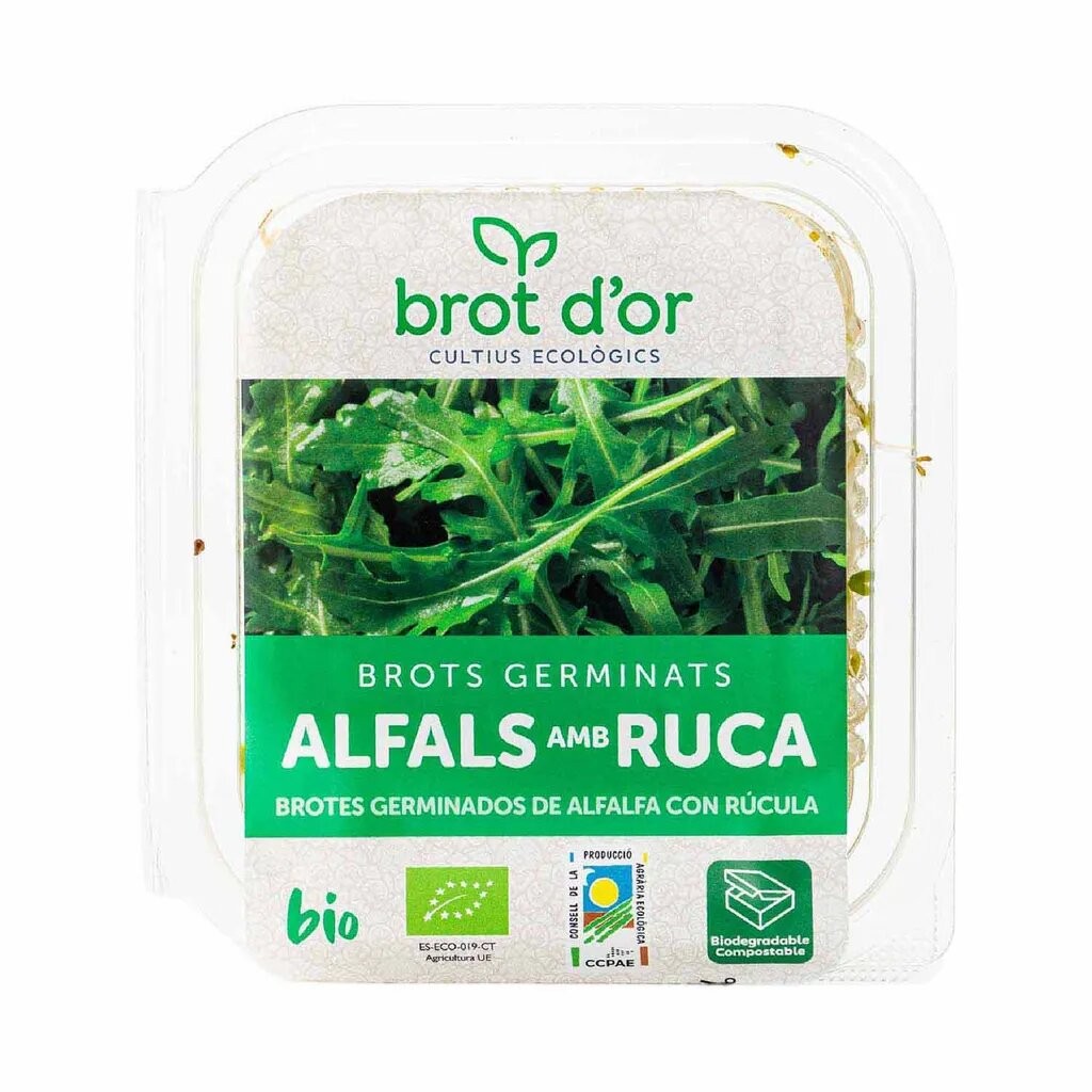 GERMINADO ALFALFA Y RÚCULA 70G BROT D´OR