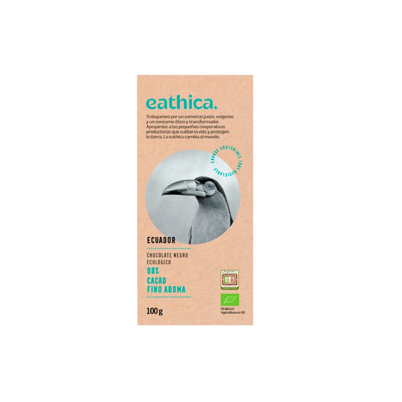 CHOCOLATE ECUADOR 98% 100G EATHICA