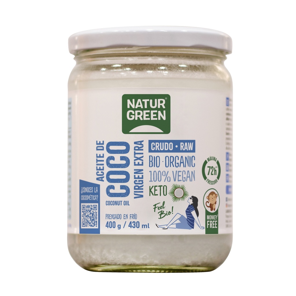ACEITE VIRGEN DE COCO 400G NATURGREEN