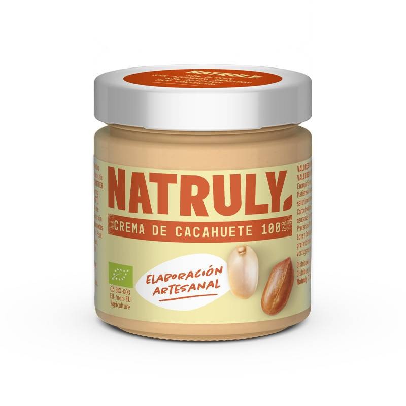 CREMA DE CACAHUETE BIO 200G NATRULY