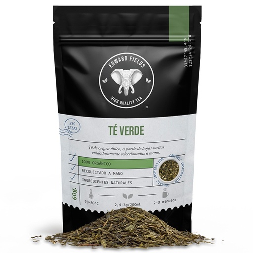 [28177] TE VERDE ECOLOGICO A GRANEL 60G EDWARD FIELDS