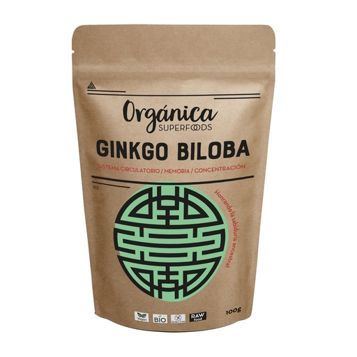 [28848] GINKO BIOLOBA 100g ORGANICA SUPERFOODS