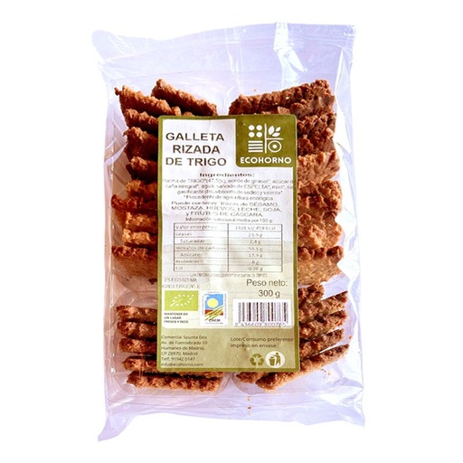 [29571] GALLETAS RIZADAS DE TRIGO 350G ECOHORNO