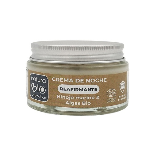 [29503] CREMA NOCHE REAFIRMANTE HINOJO MARINO Y ALGAS 50ML NATURABIO