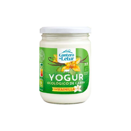 [26952] YOGUR DE CABRA CON VAINILLA BIO 420G EL CANTERO DE LETUR