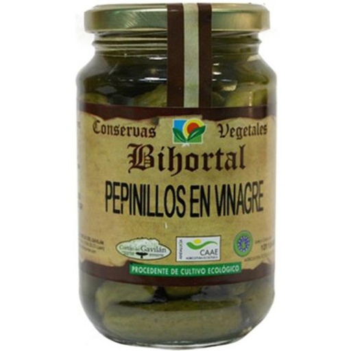 [19675] PEPINILLOS EN VINAGRE 345G BIOHORTAL