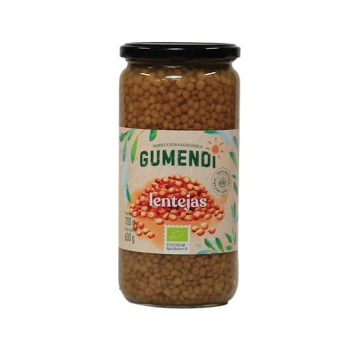 [8684] LENTEJAS AL NATURAL 660G GUMENDI