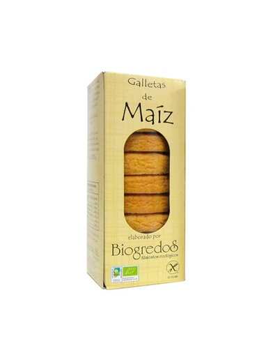 [21500] GALLETAS MAÍZ SIN GLUTEN 200G BIOGREDOS