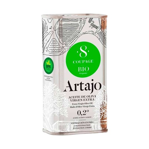 [20082] ACEITE OLIVA V.E. COUPAGE ARTAJO 8 LATA 250ML ARTAJO
