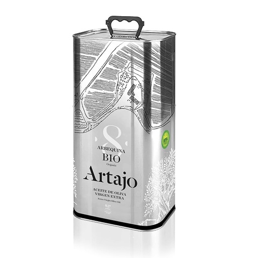 [20085] ACEITE OLIVA V.E. ARBEQUINA ARTAJO 8 LATA 5L ARTAJO