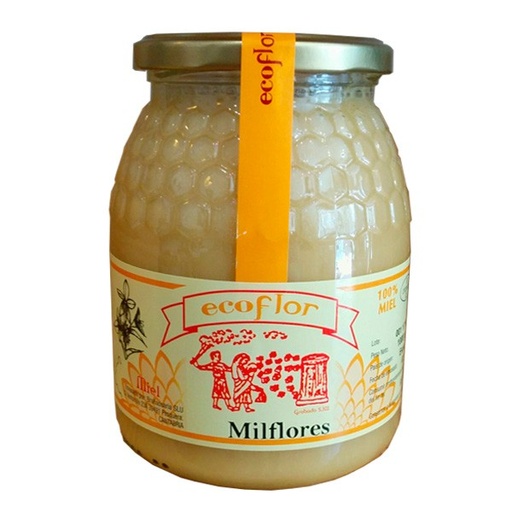 [8195] MIEL DE MILFLORES ECOLOGICA 1KG ECOFLOR