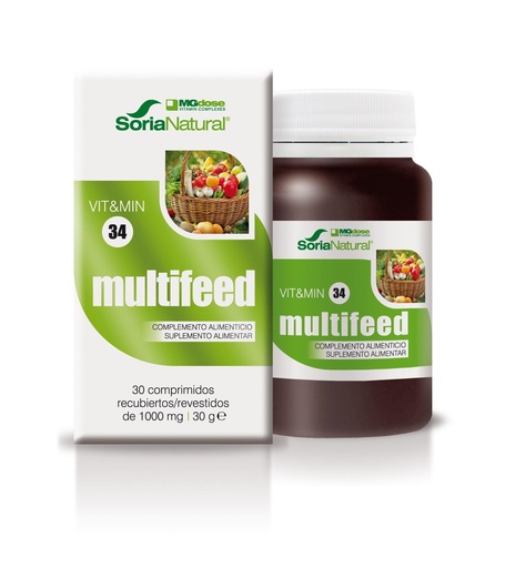 [29258] C-34 MULTIFEED 30 COMP 1000MG DOSE SORIA NATURAL