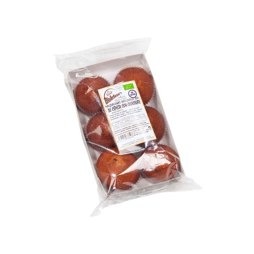 [14394] MAGDALENAS ESPELTA CHOCOLATE 300G BIOARTESA