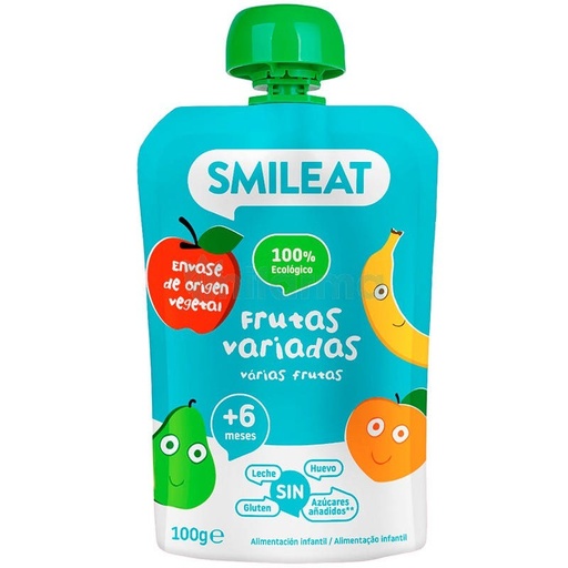 [22680] POUCH FRUTAS VARIADAS 100G SMILEAT