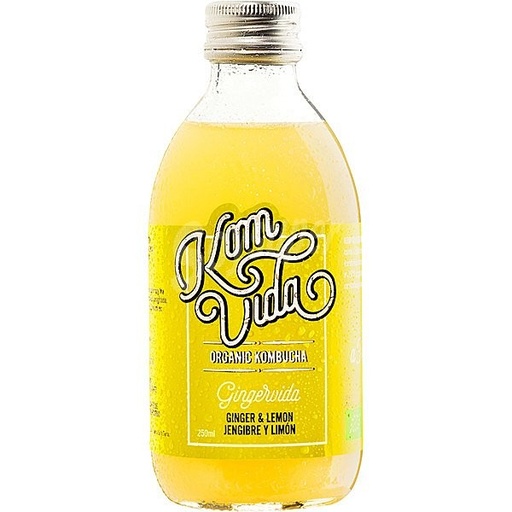 [18554] KOMBUCHA JENGIBRE LIMÓN 250ML KOMVIDA