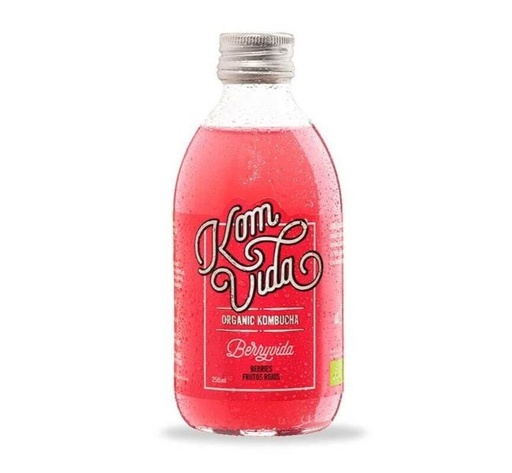 [16088] KOMBUCHA FRUTOS ROJOS 250ML KOMVIDA