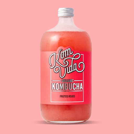 [21611] KOMBUCHA FRUTOS ROJOS 750ML KOMVIDA
