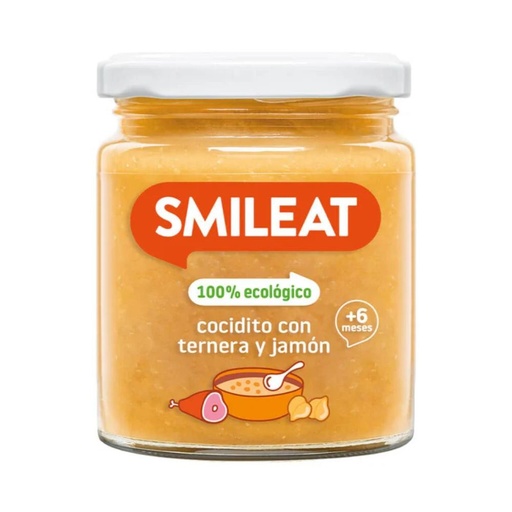 [29199] POTITO DE COCIDITO CON TERNERA Y JAMÓN 230G SMILEAT