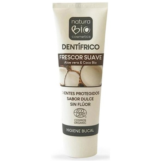 [21579] DENTÍFRICO FRESCOR SUAVE ALOE&COCO 75ML NATURABIO