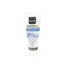 DENTÍFRICO FRESCOR GLACIAL MENTOL&ALOE 75ML NATURABIO