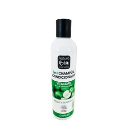 CHAMPÚ&ACONDICIONADOR 2EN1 VITALIDAD 250ML NATURABIO