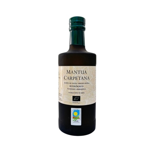 [29631] ACEITE DE OLIVA VIRGEN EXTRA ARBEQUINA 500ML MANTUA CARPETANA