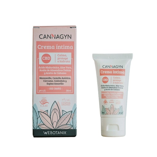 [29003] CREMA INTIMA CBD CANNAGYN 30ML WEBOTANIX