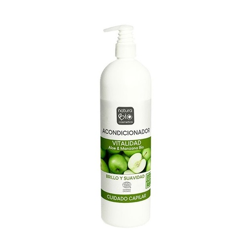 [21030] ACONDICIONADOR VITALIDAD MANZANA & ALOE VERA 500ML NATURABIO