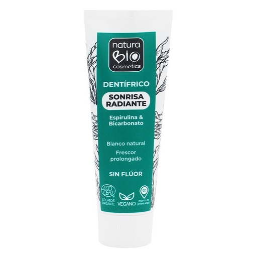 [29224] DENTÍFRICO BICARBONATO&ESPIRULINA 75ML NATURABIO